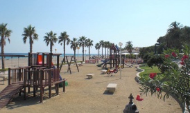 Spielplatz am Strand