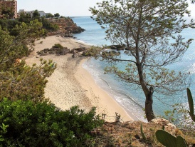 Bucht an Playa Cristal