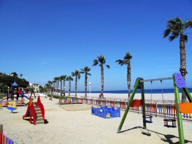 Spielplatz am Strand