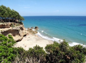 Bucht an Playa Cristal