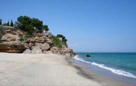 Bucht an Playa Cristal