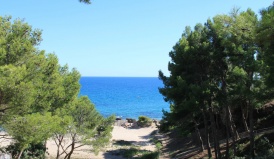 Bucht an Playa Cristal